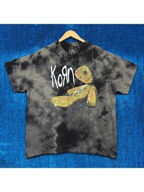 Korn “Issues Album” Tie Dye Oversized Graphic T-Shirt Size S/M